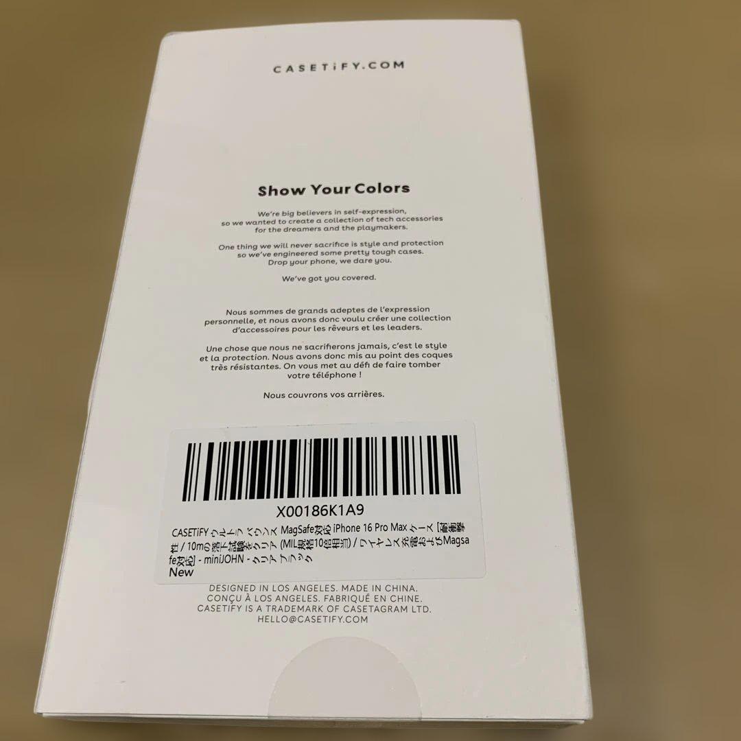 新品CASETiFY MagSafe iPhone 16 Pro Max ケース