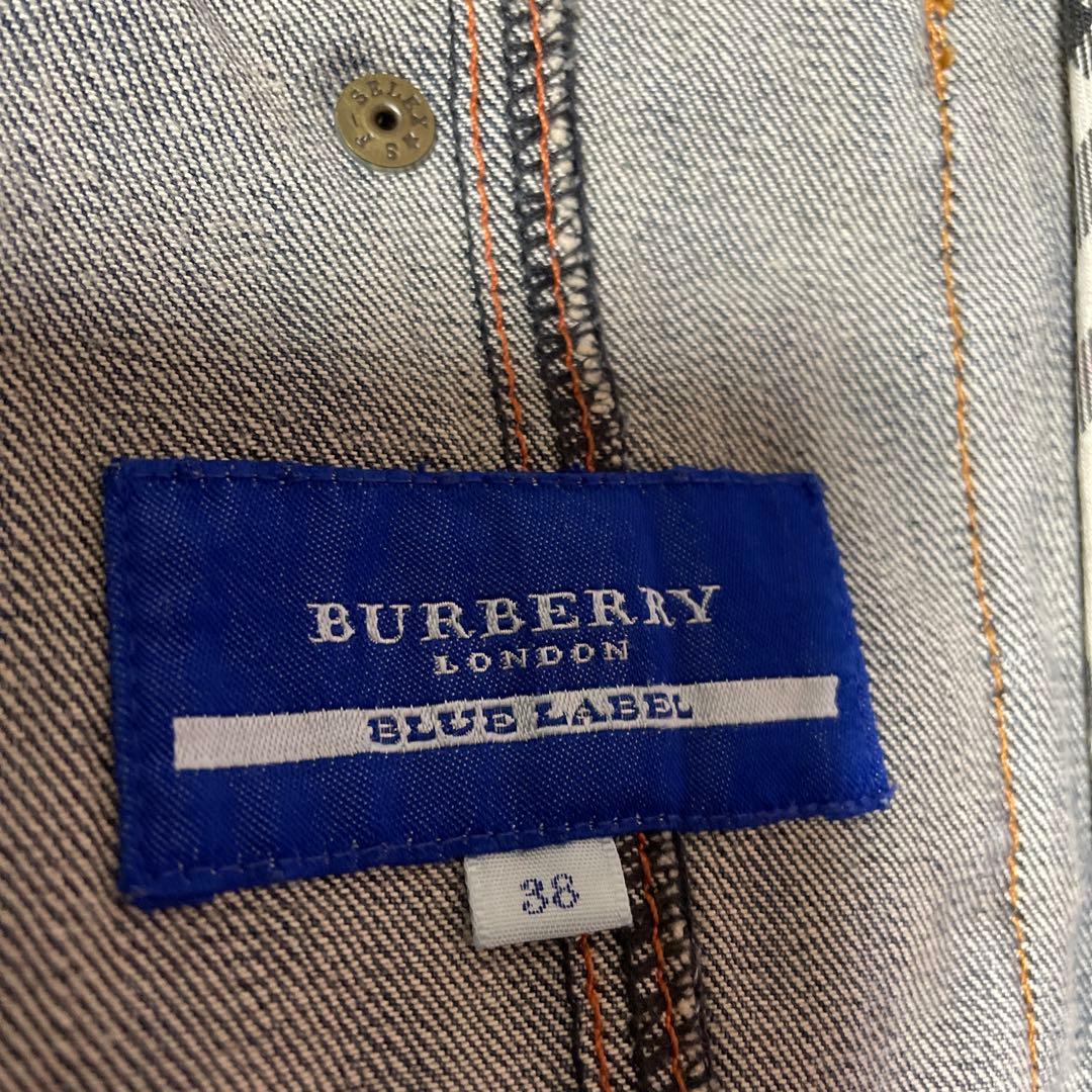 美品　バーバリー　ブルーレーベル　Gジャン
