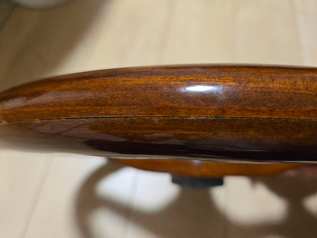 な*さ様 ウッド製 3スポーク ステアリング 約35cm