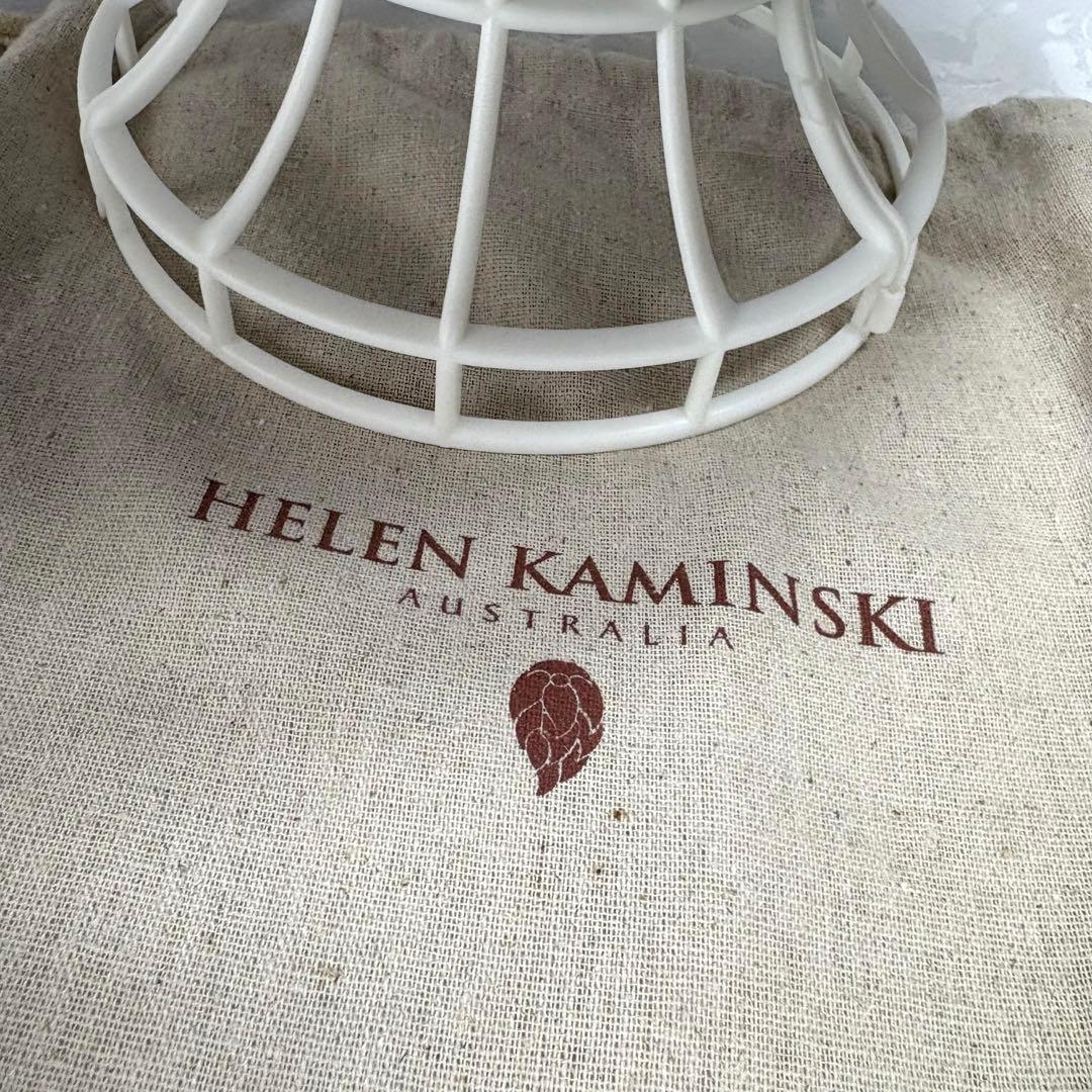 お買得　ヘレンカミンスキー 麦わら帽子 ブルー　ラフィネ　匿名配送