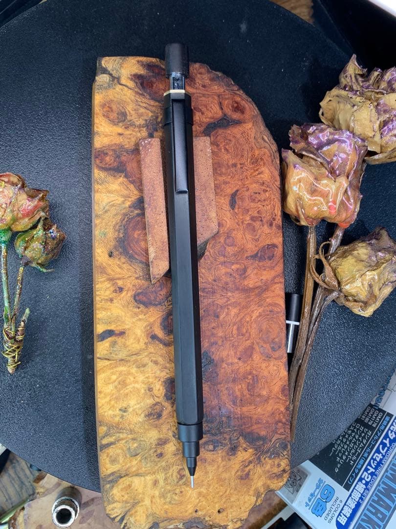 初心者グラフ1000フォープロPG1005青黒檀6角0.5mmヘッド青黒檀