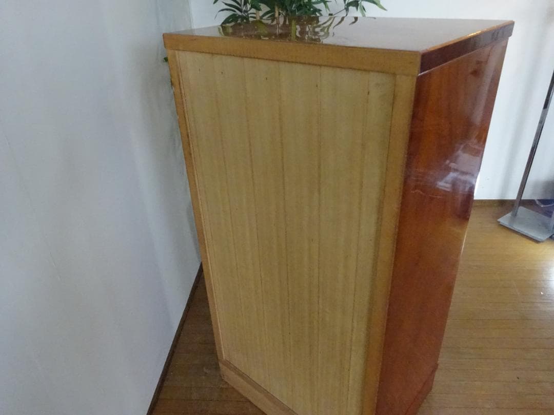 バーズアイメープル　６段チェスト　引き出し桐無垢材　高級品仕様