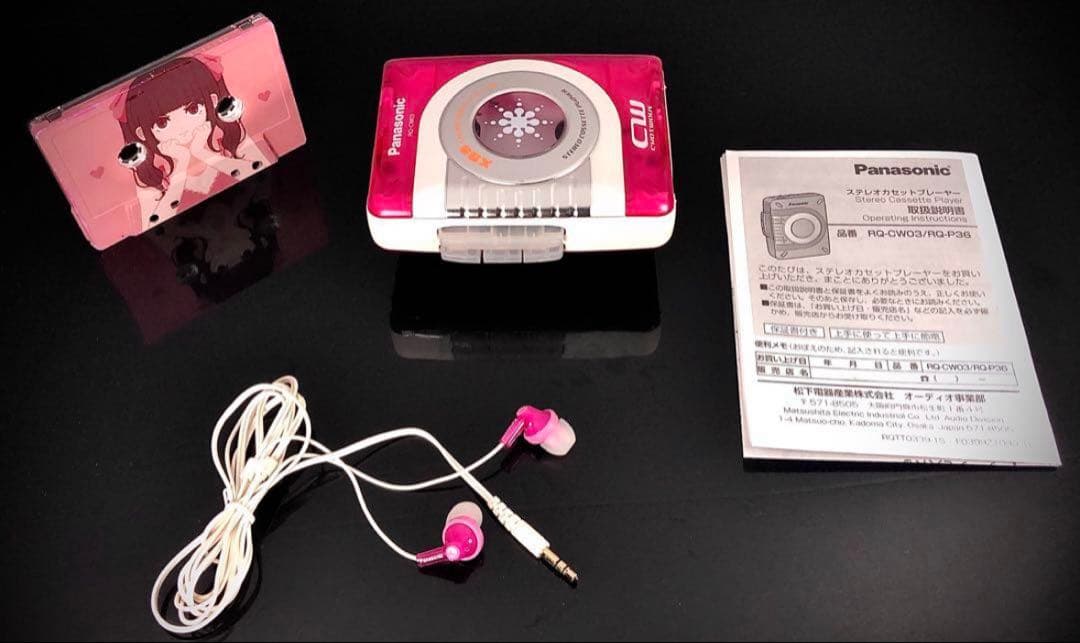 カセットプレーヤー Panasonic RQ-CW03 「 整備済み、完動美品」