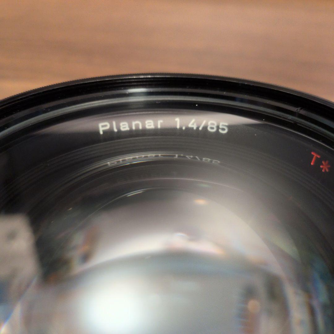 フィルター付き Contax CarlZeiss Planar 85mm 1.4