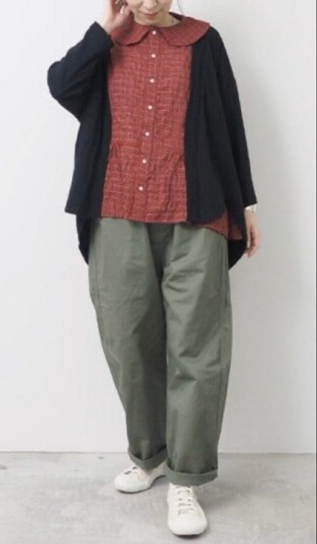 新品訳あり商品！NARU カツラギノッポパンツ カーキ