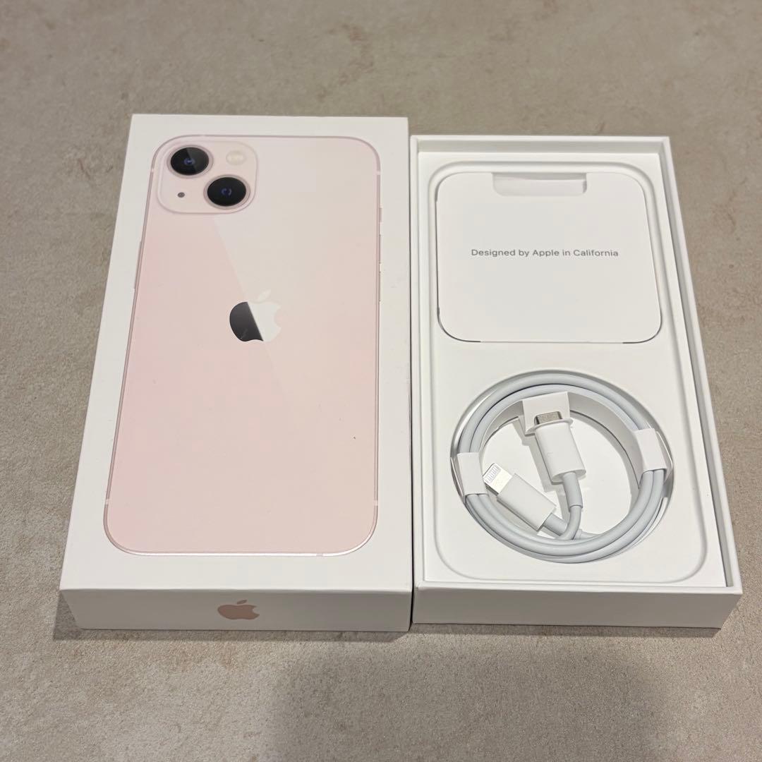 【美品】Apple iPhone 13 ピンク 本体　258GB SIMフリー