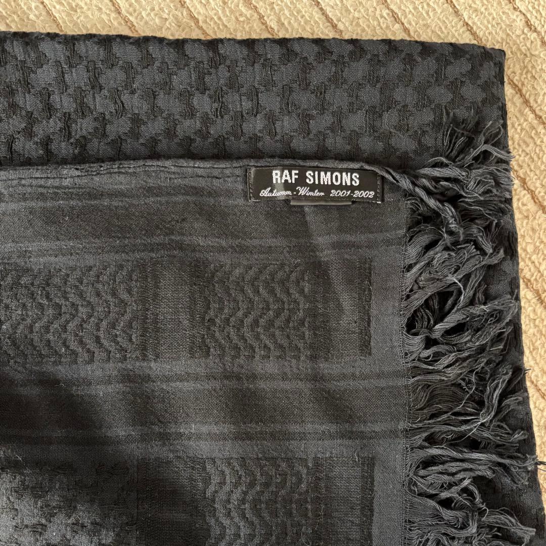 RAF SIMONS ブラック ストール 2001-2002