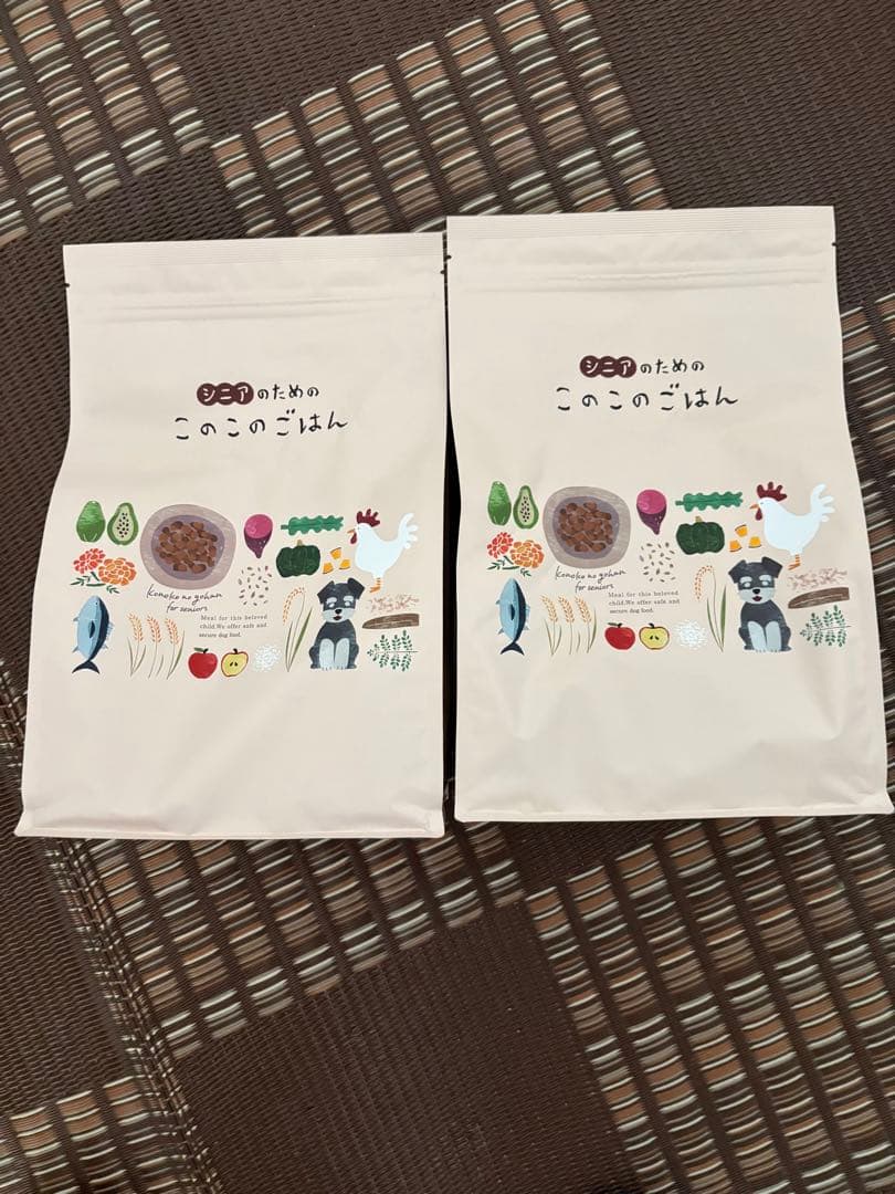 シニアのためのこのこのごはん ドライフード 2袋セット