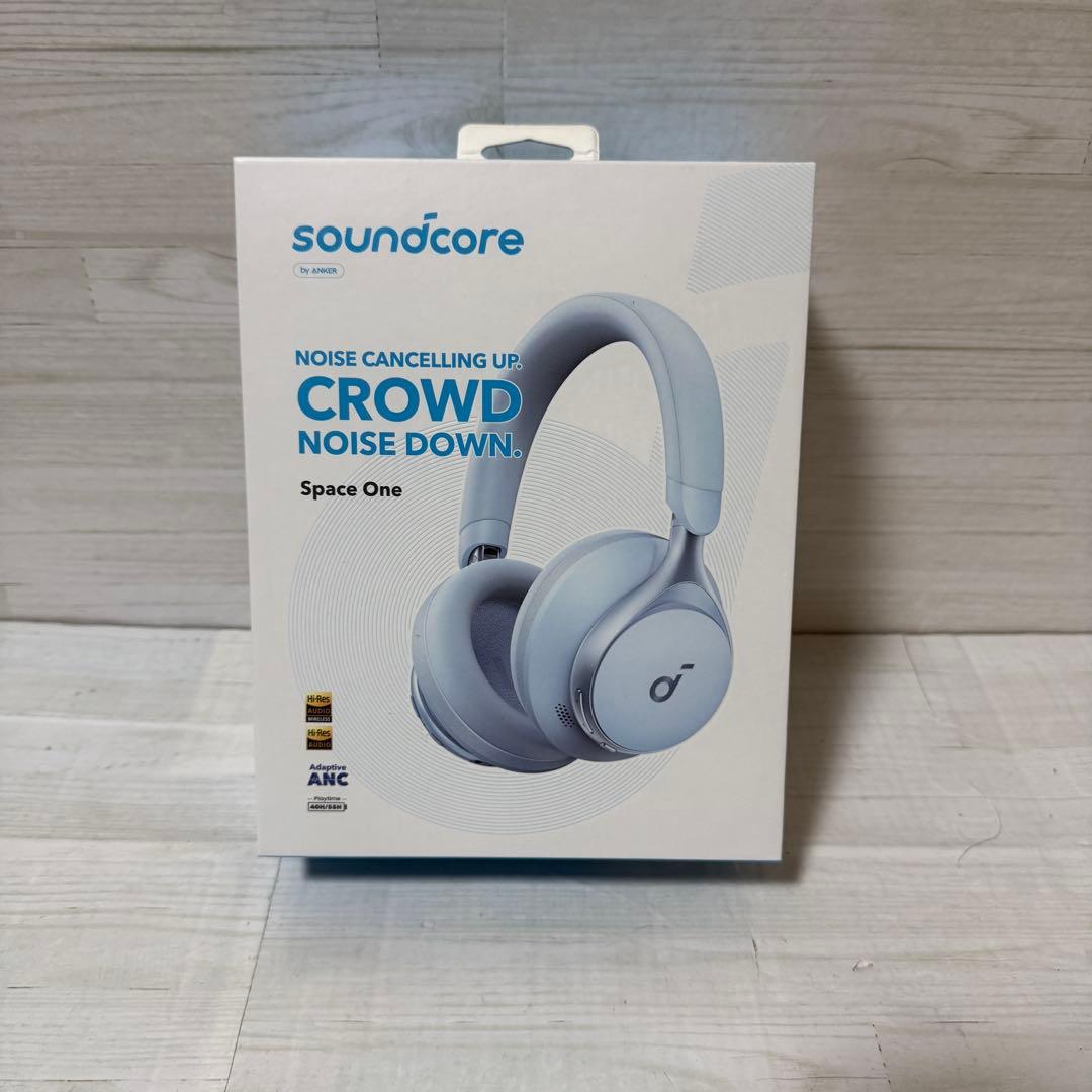 【極美品】Anker soundcore space ONEワイヤレスヘッドホン