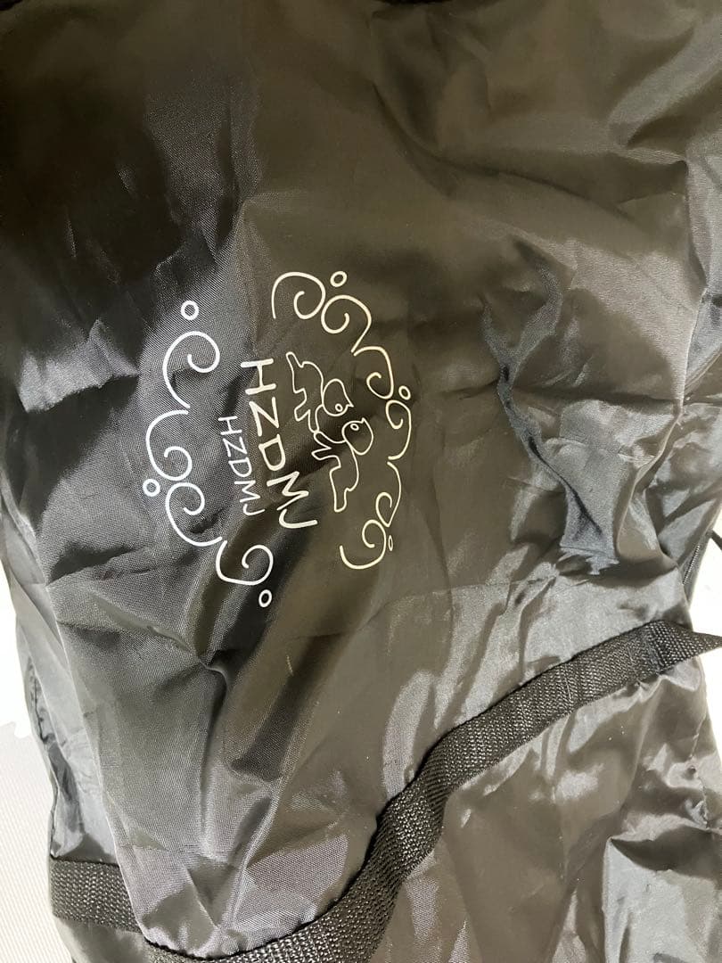 ベビーベッド グレー 布製