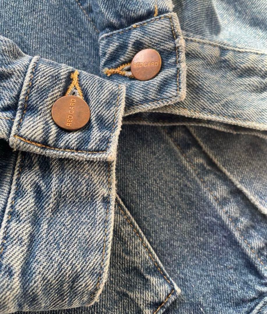 タグあり　美品　RED CARD ビッグデニムジャケット　AUGUSTA