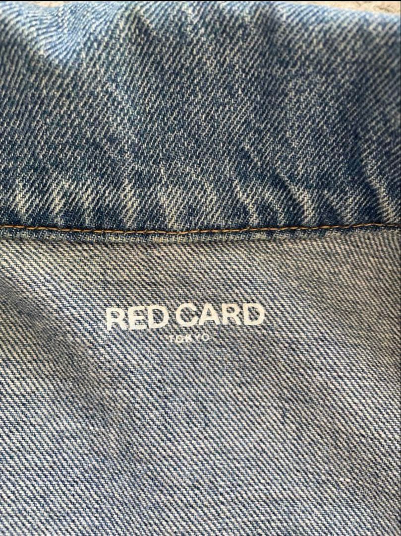 タグあり　美品　RED CARD ビッグデニムジャケット　AUGUSTA