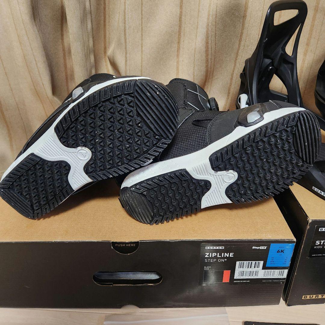 期間限定値下 24cm BURTON KIDS STEP ON バイン付