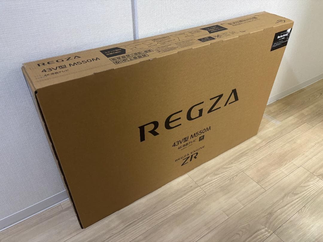 未開封★東芝REGZAレグザ4K対応液晶テレビ43M550MインチBSCS保証有