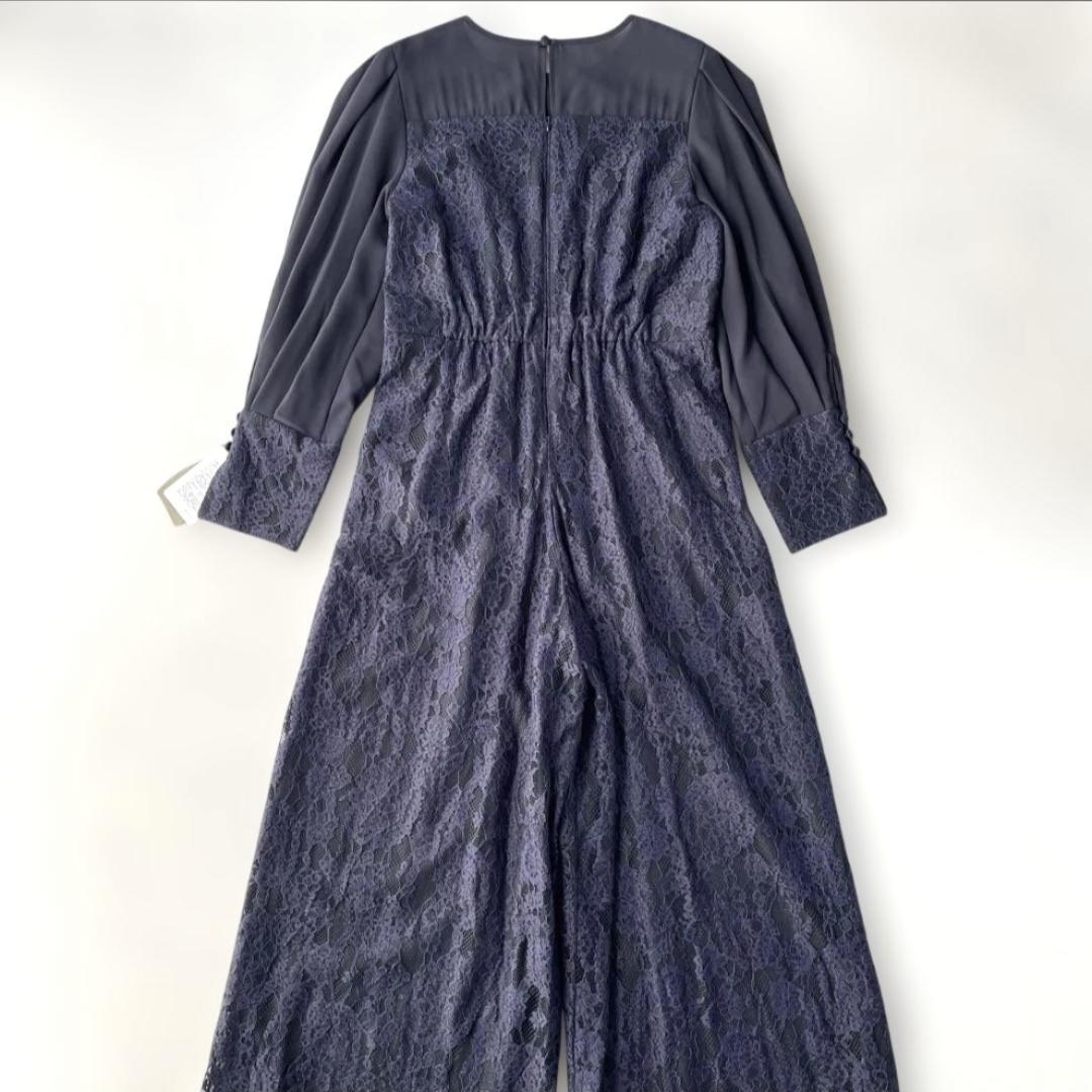 【新品】LERURE リルアー オールインワン パンツドレス ネイビー M