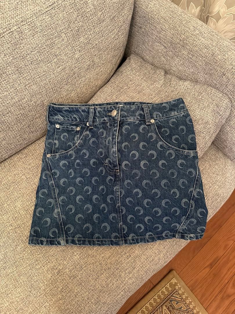 marine serre マリンセル　デニムミニスカート　ミニスカート