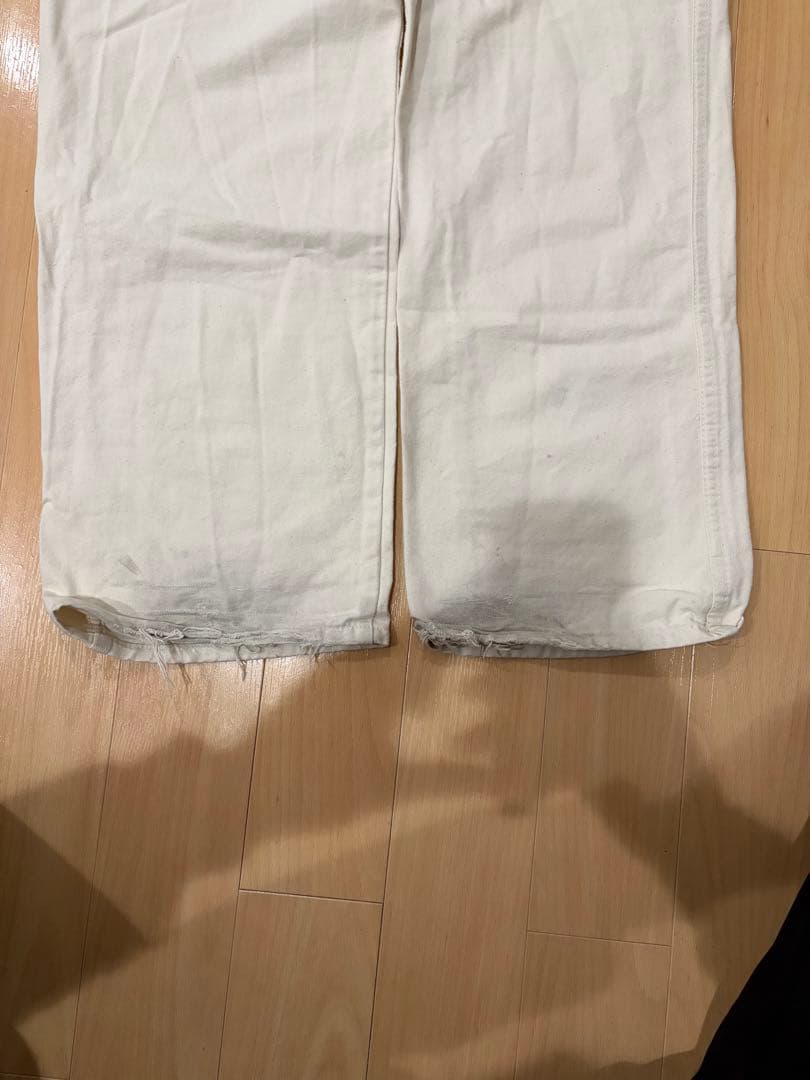 Dickies ペインターパンツ 38×34 White 古着　80s usa製