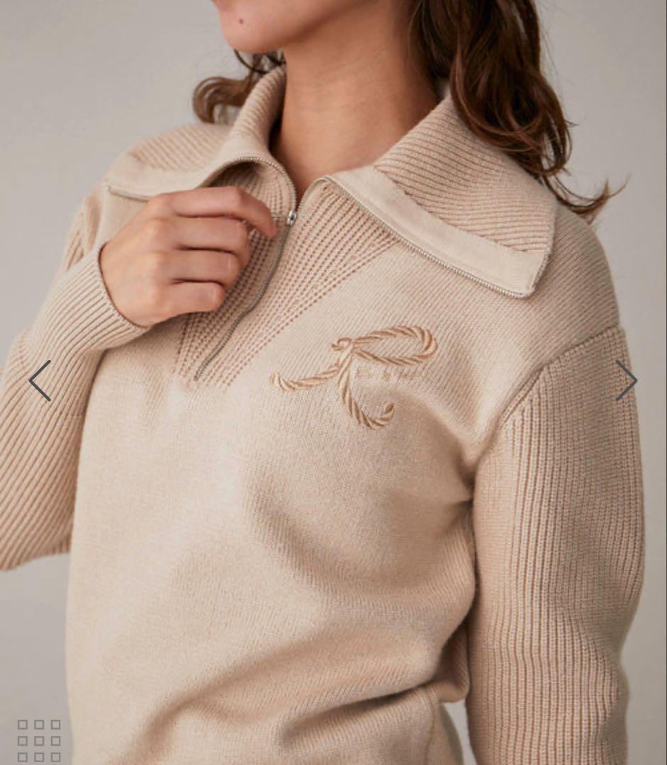 Jun & Ropé ベージュ ニットセーター M