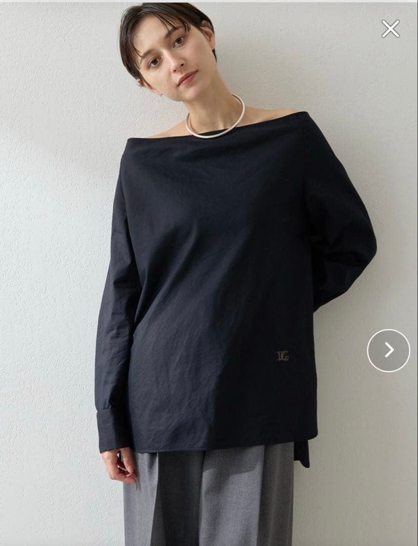 完売　新品未使用　ウィムガゼット ブロードオフショルダーブラウス