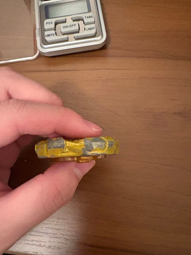 ベイブレードX ウィザードロッドメタルコートゴールド　高重量