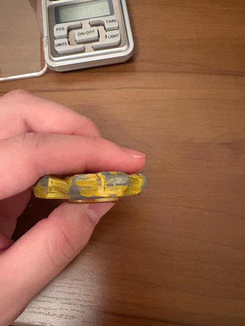 ベイブレードX ウィザードロッドメタルコートゴールド　高重量