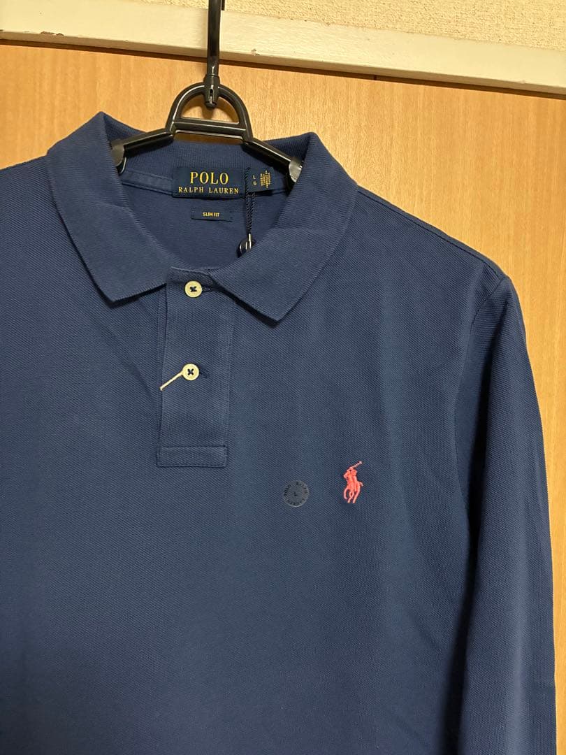 POLO RALPH LAUREN ネイビー 長袖ポロシャツ　新品