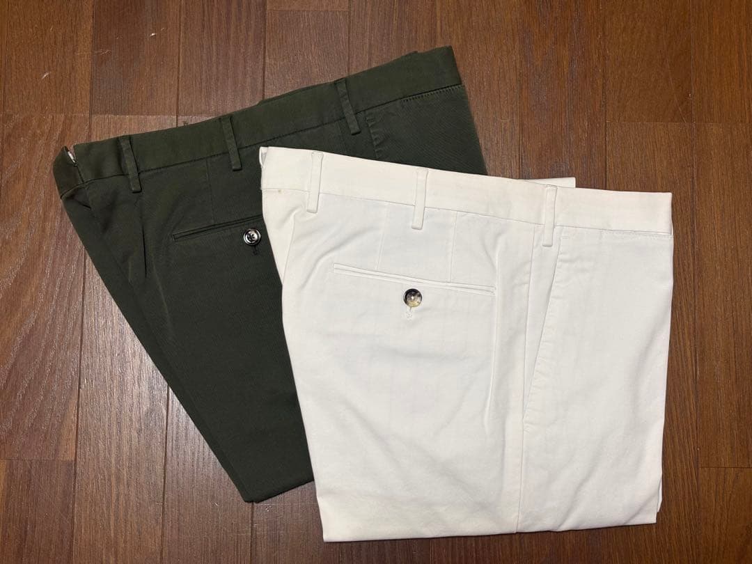 2本セット未使用 PT TORINO スリムフィット ストレッチ 48