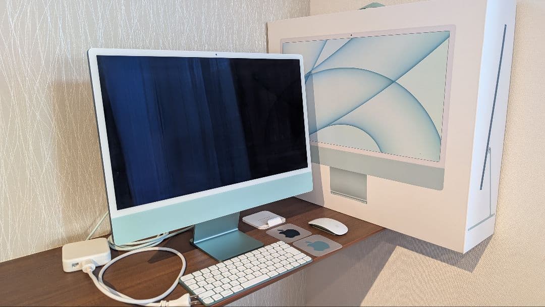 Macデスクトップ Apple iMac 2021 24 M1 8GB 512GB MGPJ3J/A