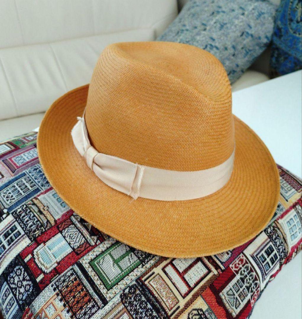 美品☆新品未使用☆タグ付き　ヘレンカミンスキー　天然素材　パナマハット