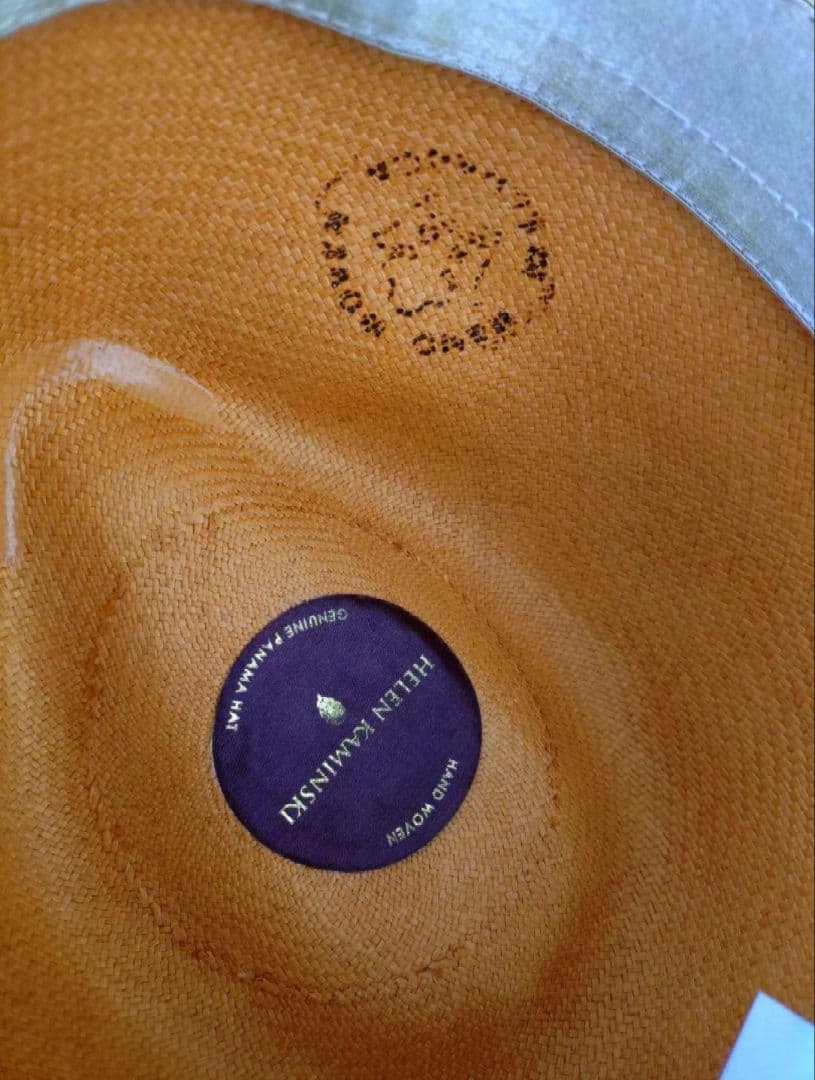 美品☆新品未使用☆タグ付き　ヘレンカミンスキー　天然素材　パナマハット