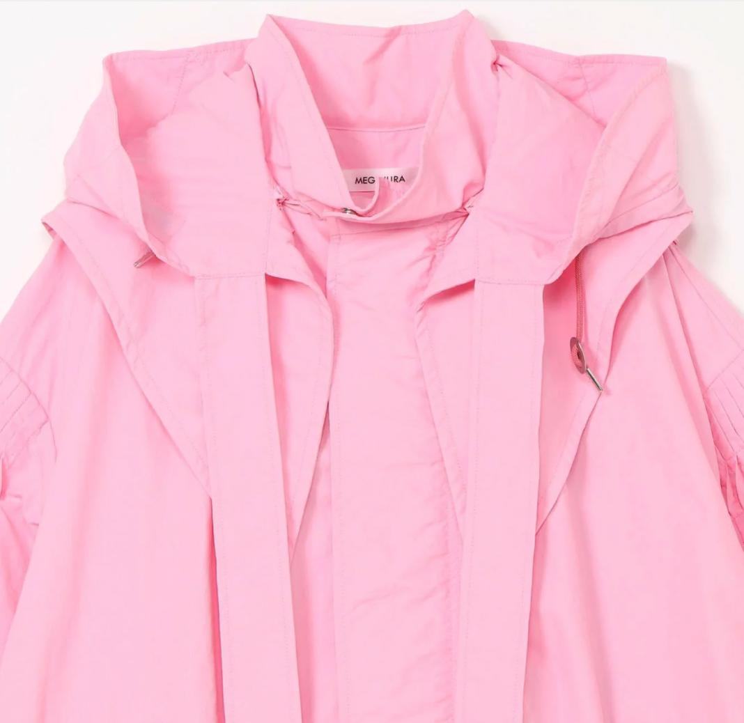 【美品】MEGMIURA 2025SS ２Way モッズコート ピンク