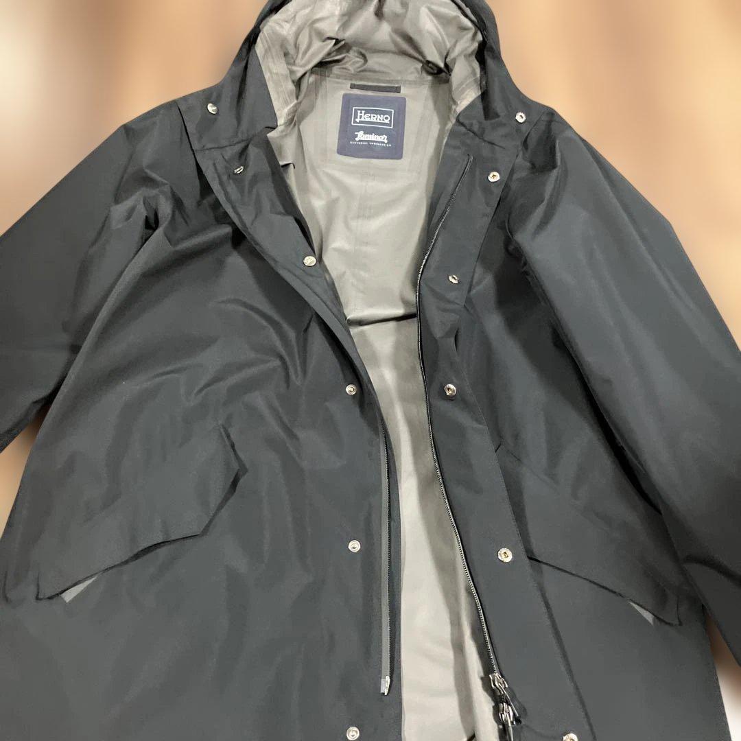 Herno Laminar ブラック　モッズコート　50