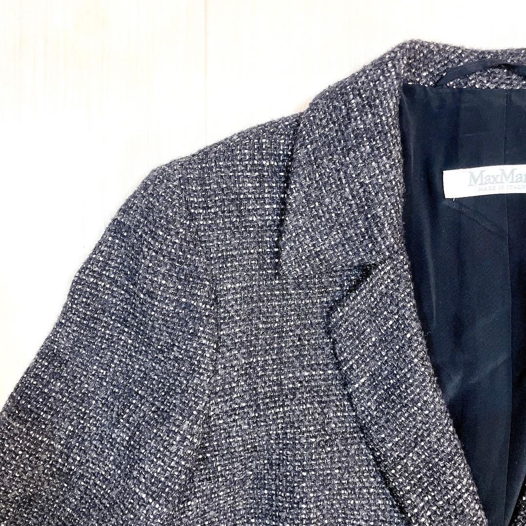 未使用タグ付き✨Max Mara ツイード ジャケット 定価8.4万円