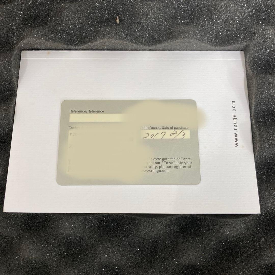 スイスオルゴール REUGE 入会証明カード