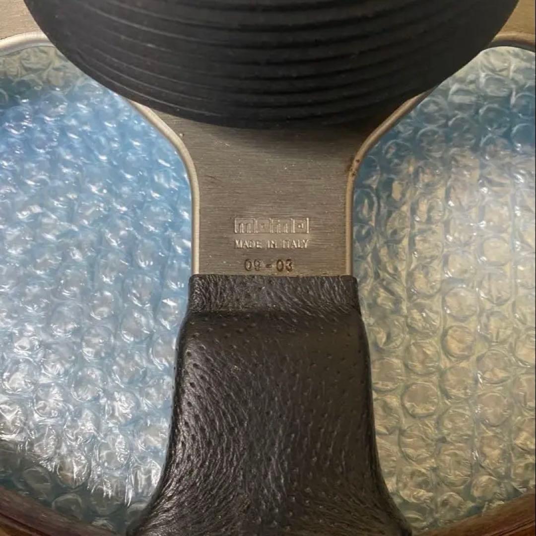 絶版品 希少 MOMO FIGHTER 35Φ レザー ウッドコンビ