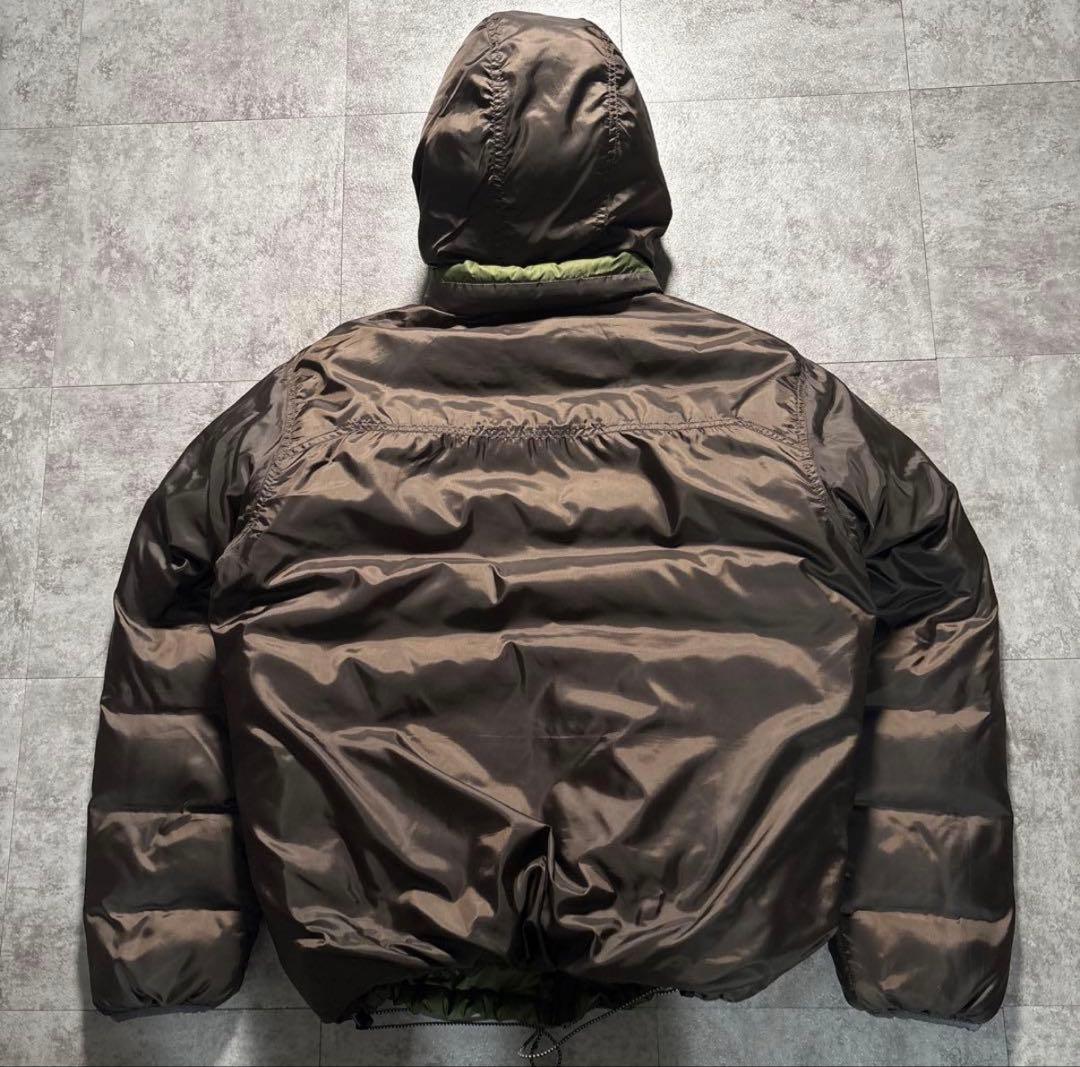 極美品00s Eddie Bauer reversible down jkt