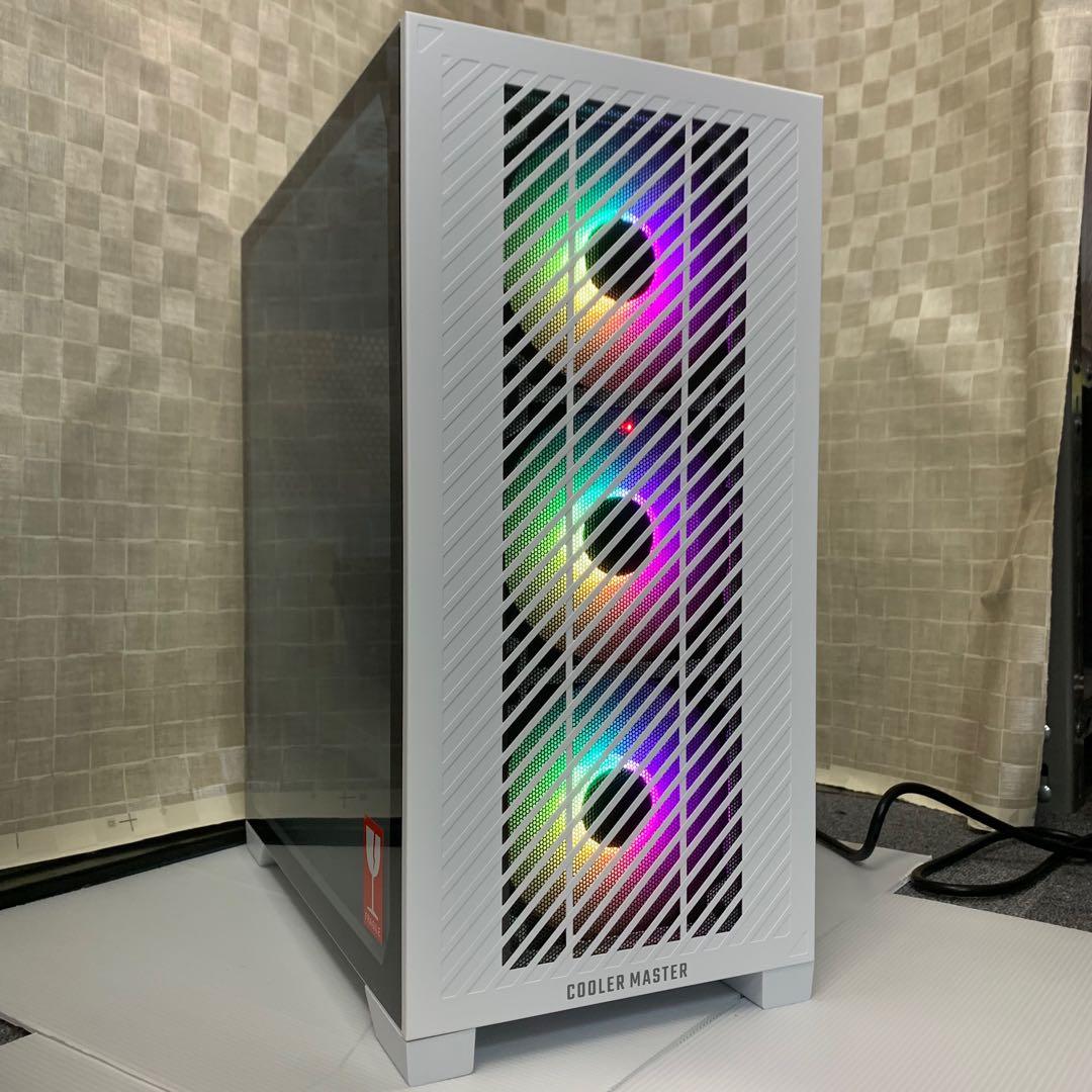 【ハイスペック】Ryzen7&RTX3060搭載ゲーミングPCフルセットホワイト