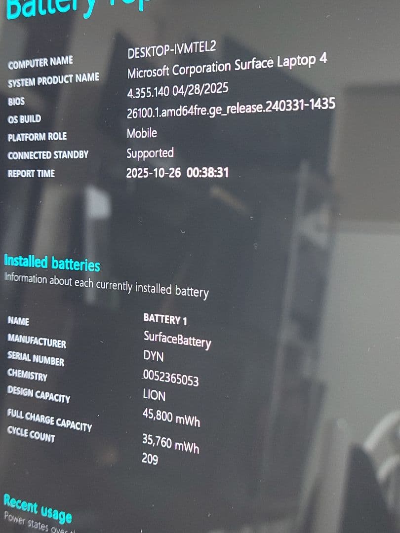 美品　Surface Laptop 4 15インチRyzen 7 タッチペン付き