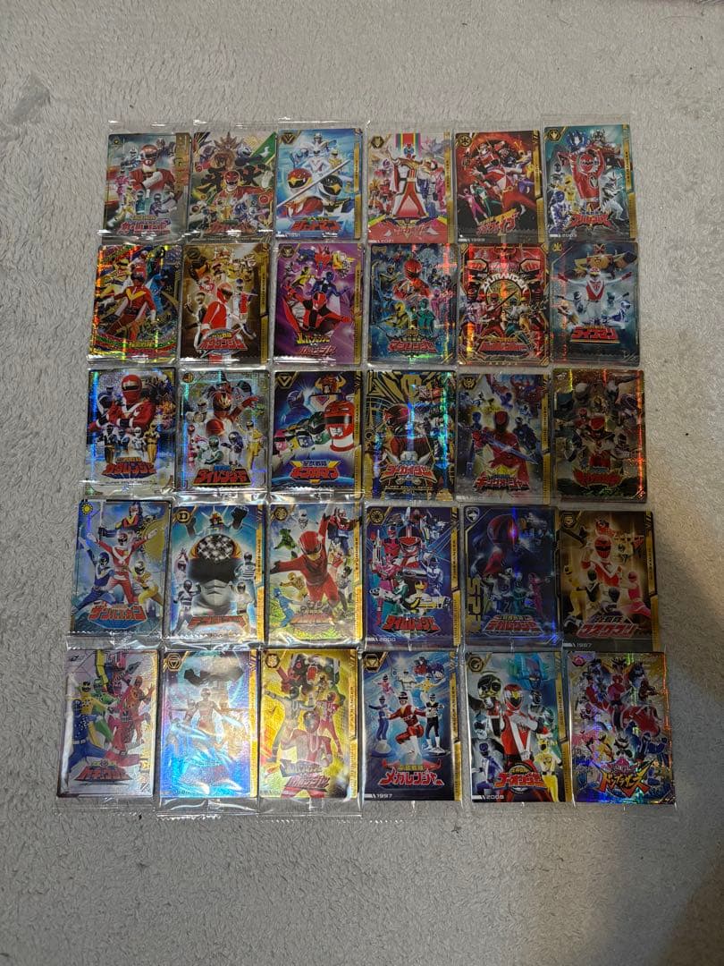 イタジャガ　スーパー戦隊シリーズ　フルコンプセット全50種　未開封　60枚セット