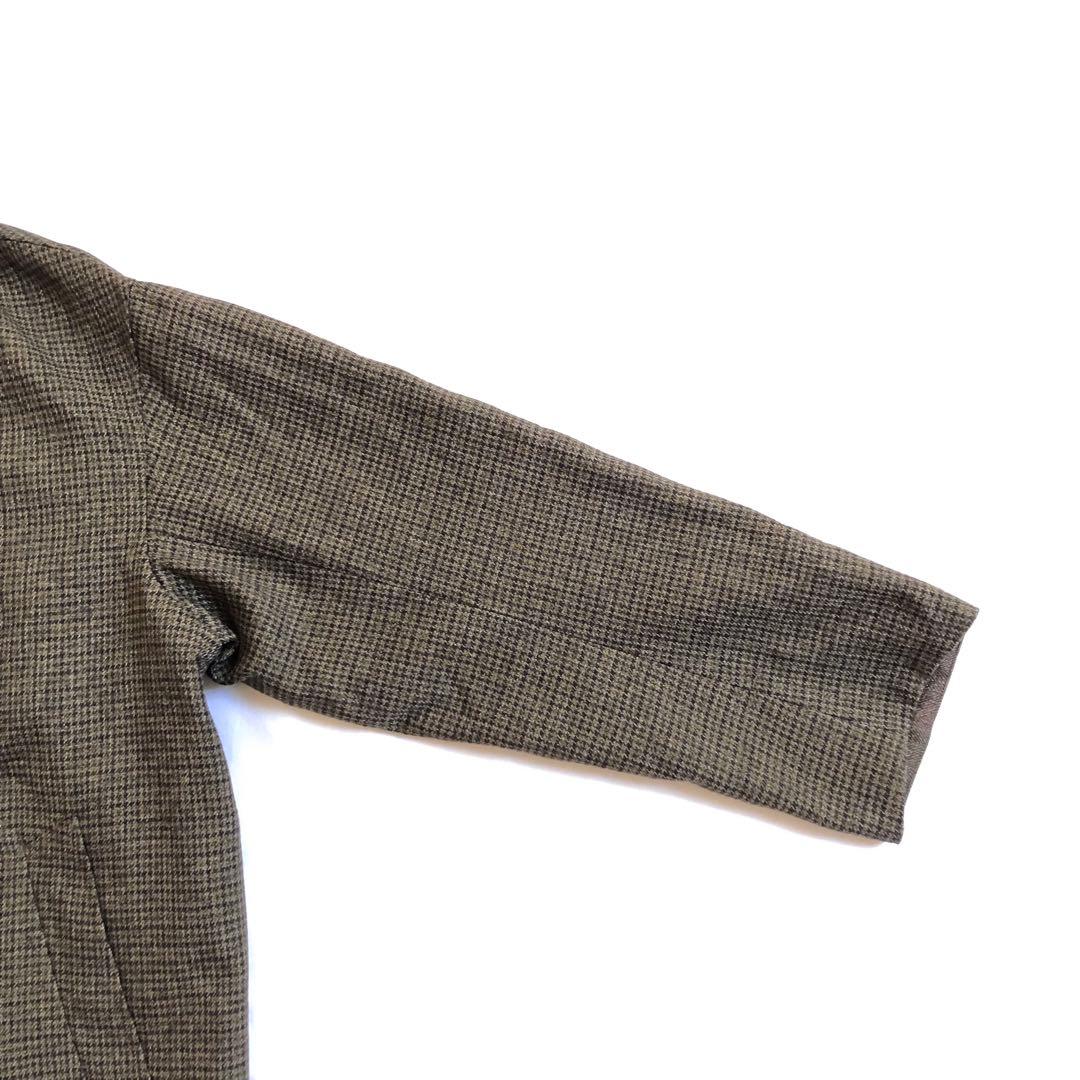 ADAM ET ROPE' テックツイード オーバー ショートコート