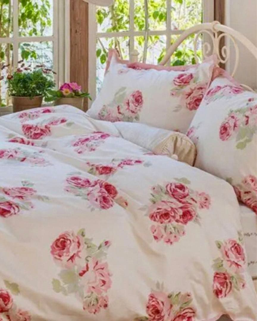 ローラアシュレイ デュベカバー ダブル