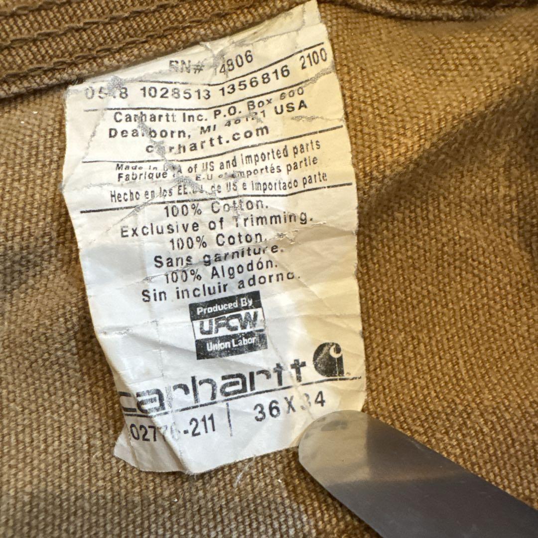 買いたい屋 　90s USA製　Carhartt カーハートダブルニー