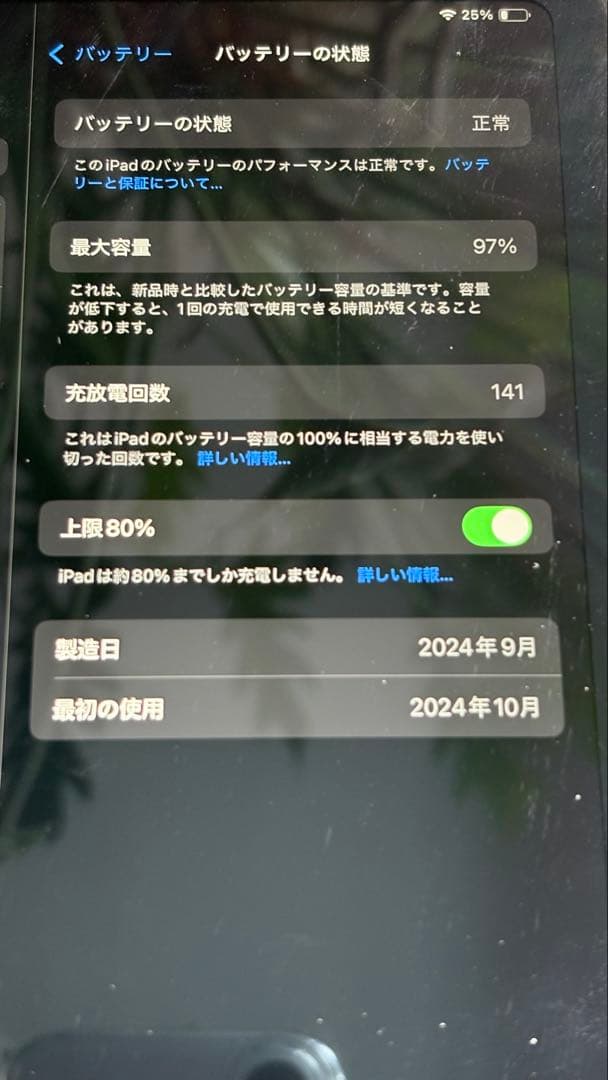 かとま ipad mini(A17 Pro)wi-fi 128GB