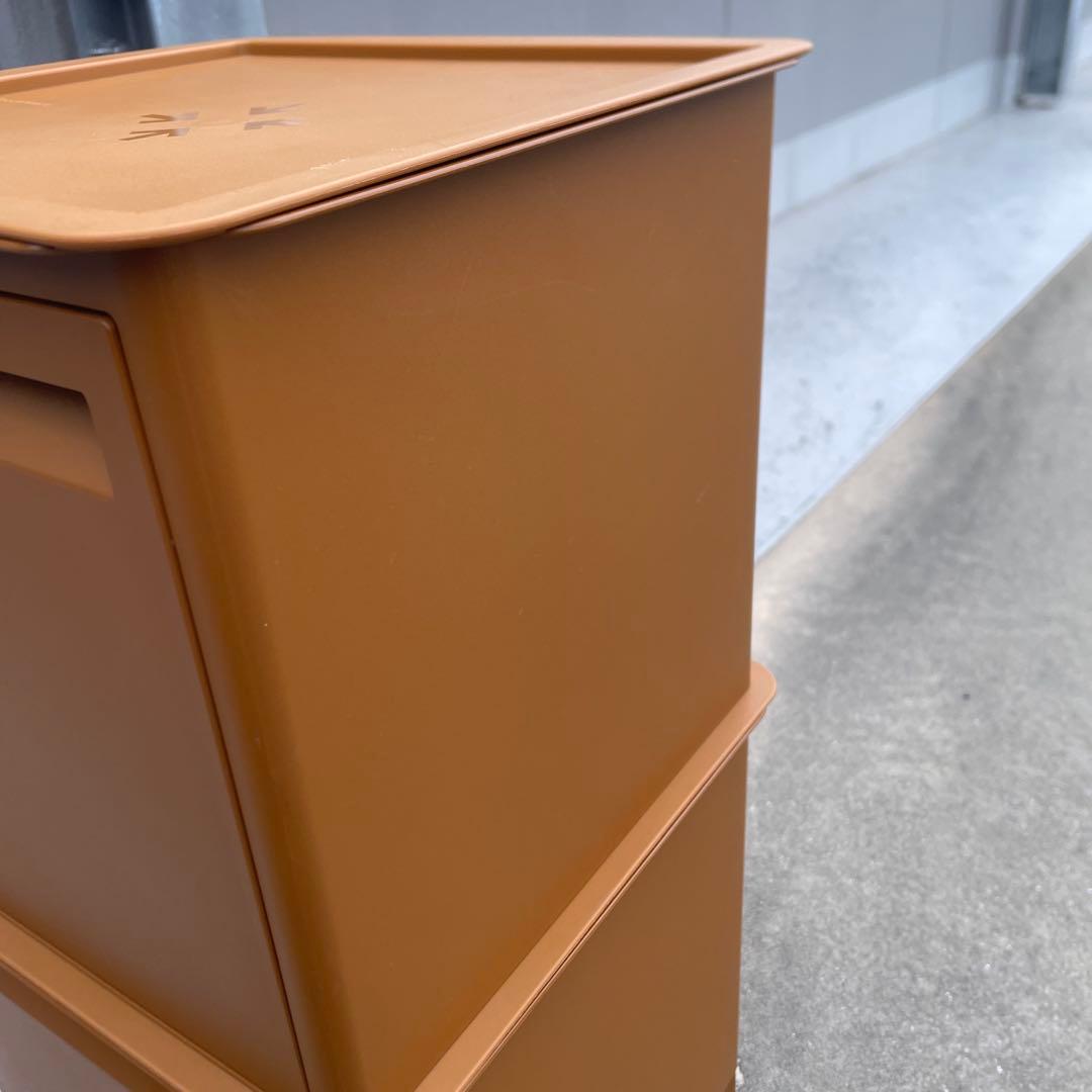 【廃盤品・美品】タッパーウェア マルチオーガナイザー 2段セット キャスター付き