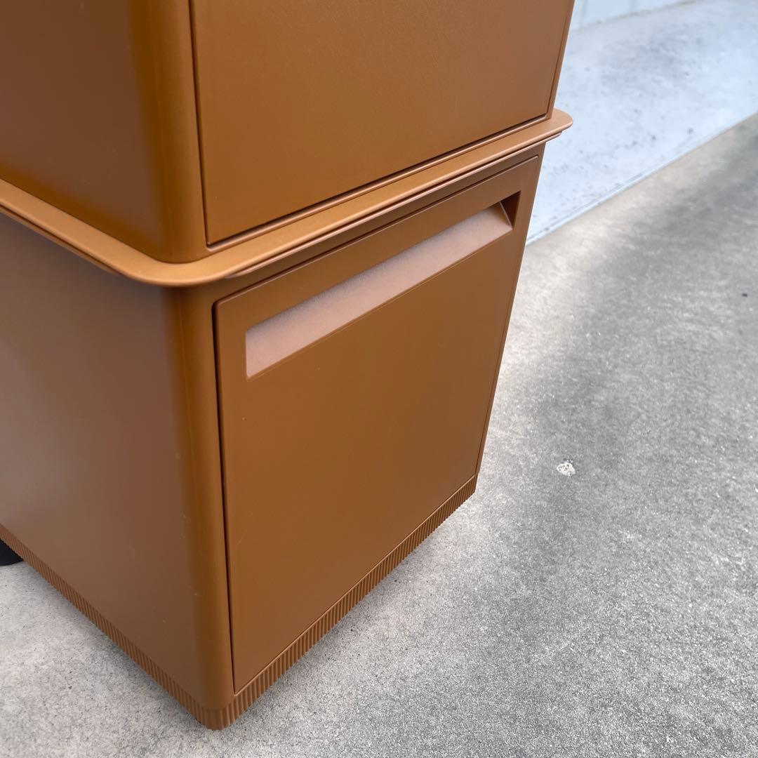 【廃盤品・美品】タッパーウェア マルチオーガナイザー 2段セット キャスター付き