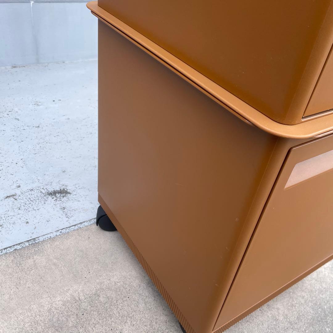 【廃盤品・美品】タッパーウェア マルチオーガナイザー 2段セット キャスター付き