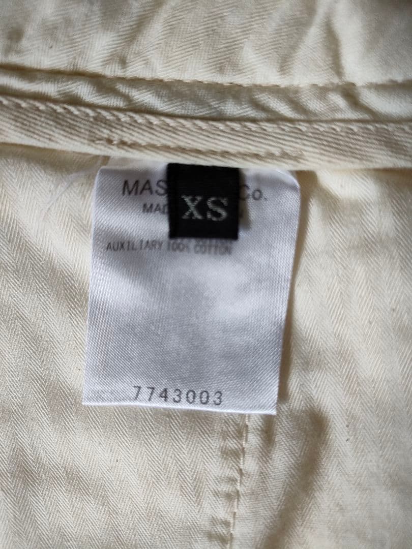 MASTER&Co. マスターアンドコー ガチャベルト付きチノパンツ