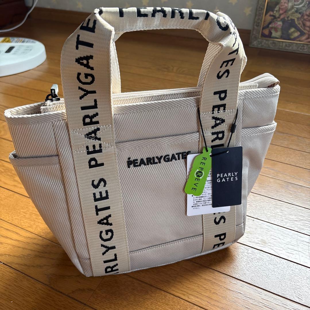 PEARLY GATES カートバッグ ベージュ