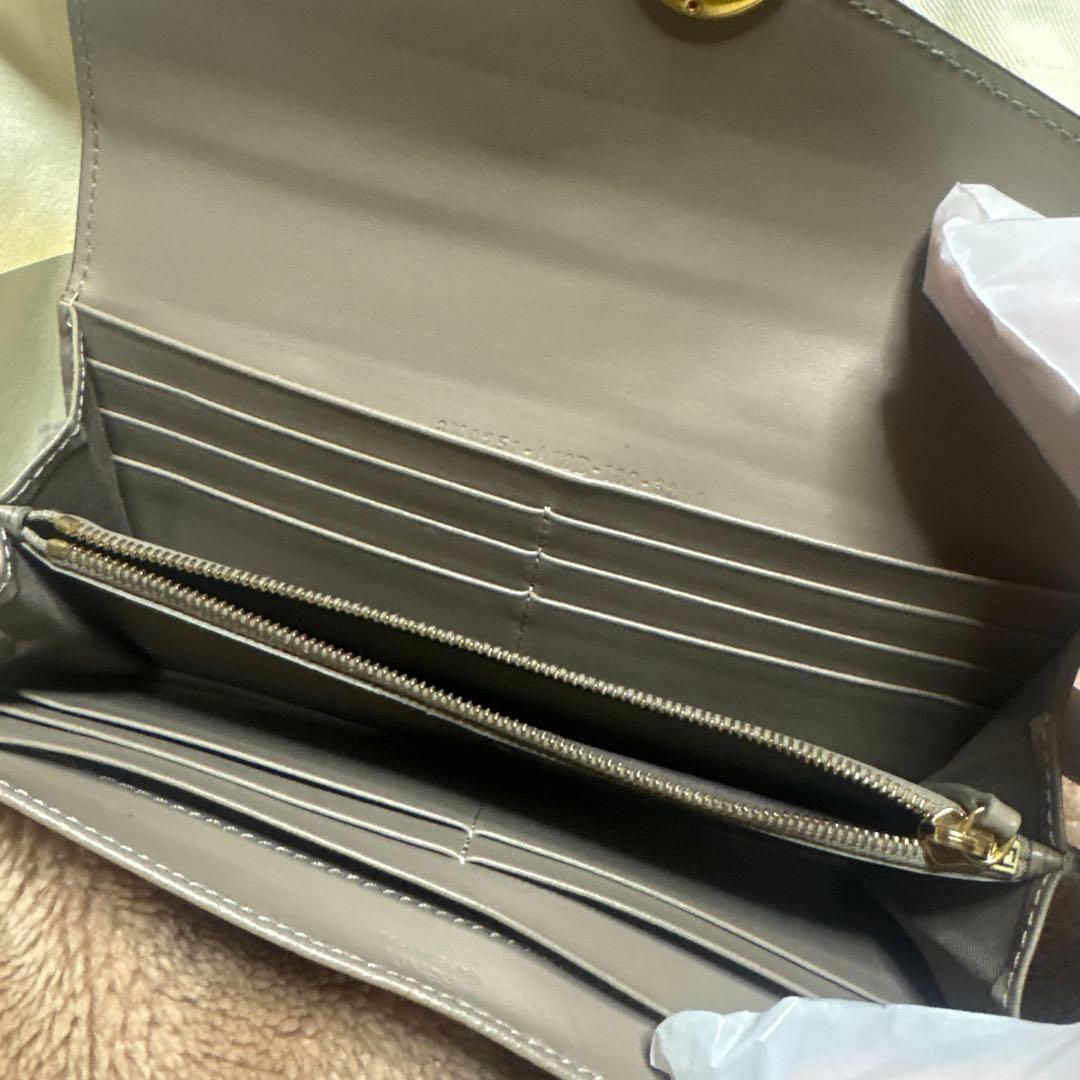 【美品】FENDIグレー長財布 箱付き 正規品