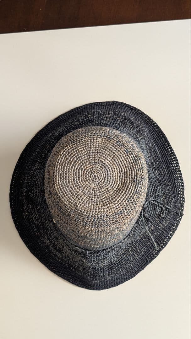 【美品】ヘレン・カミンスキー　グラデブルーグレーの帽子